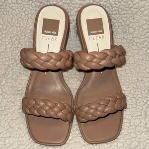 Dolce Vita Women's Brown Braided Sandals